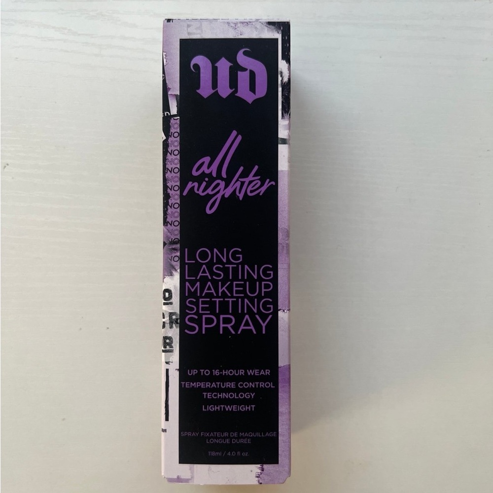 Urban Decay all nighter setting spray